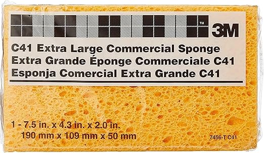 3M Extra Large Commercial Sponge – Durable, Highly Absorbent Cleaning Sponge for Heavy-Duty Tasks