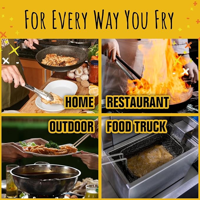 FryAway® Pan Fry Cooking Oil Solidifier Powder, 4 Packets, Solidifies Up to 8 Cups, Plant-Based Grease Solidifier for Easy Fryer Oil Disposal, Kitchen Grease Cleanup, As Seen on Shark Tank, Made in US