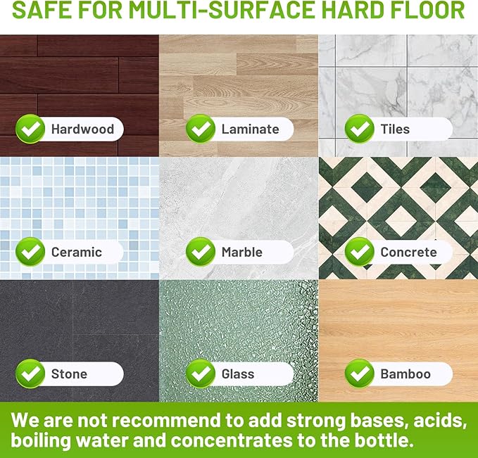 Spray Mop for Floor Cleaning - Wet Dry Hardwood Floor Mops with 3 Microfiber Washable Pads for Swiffer Powermop - Flat Mop with Sprayer for Tile Wood Laminate Vinyl Marble Kitchen
