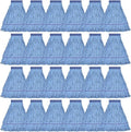 Matthew Cleaning Heavy Duty Mop Head Commercial Grade Replacement for General and Floor Cleaning, Wet Industrial Blue Cotton Looped End String Head Refills (Case of 24) Blue