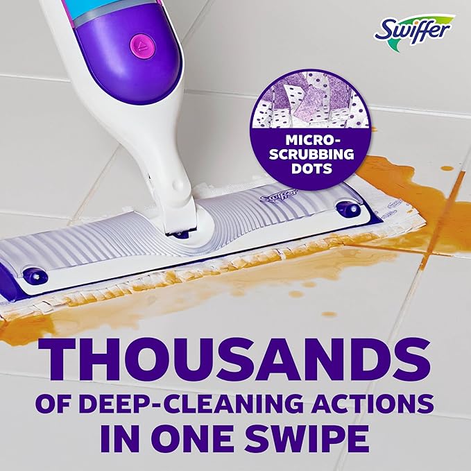 Swiffer PowerMop Multi-Surface Mopping Pad Refills for Floor Cleaning, 11 Count
