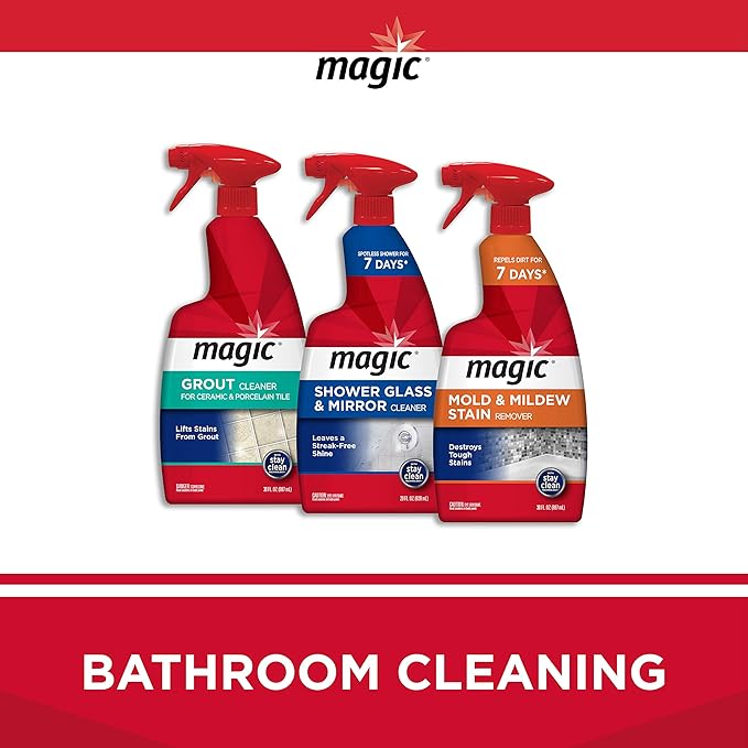 Magic Stainless Steel Cleaner Aerosol - 17 Ounce - Removes Fingerprints Residue Water Marks and Grease From Appliances - Refrigerator Dishwasher Oven Grill etc