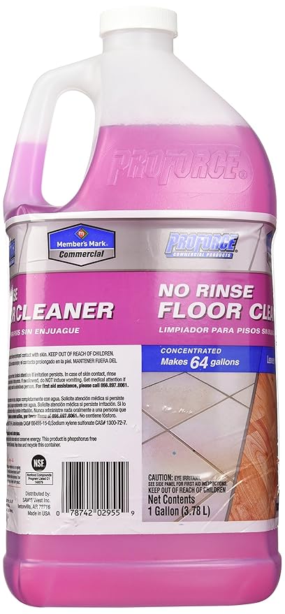 Member's Mark No Rinse Floor Cleaner Net Wt (127.8 Fl Oz),