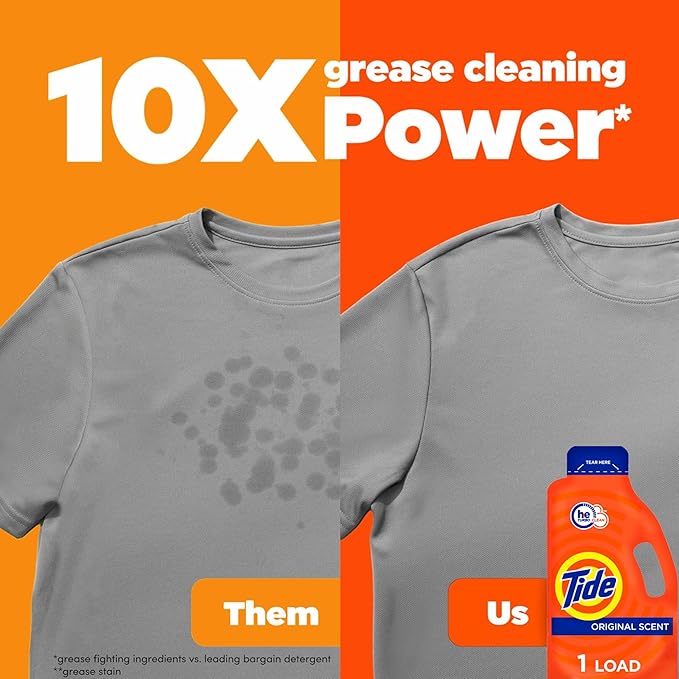 Tide Load Liquid Detergent, 3-Count