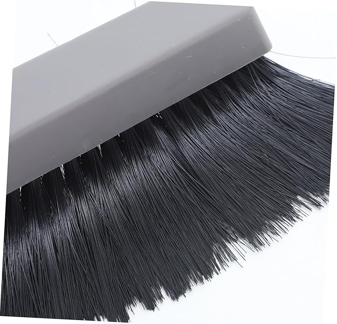 Cabilock Long Handle Broom and Dustpan with Supple Bristles Plastic and Stainless Steel for Home Office Kitchen Indoor Outdoor Cleaning Accessories