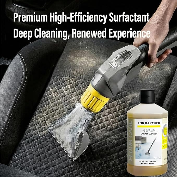 RM519 Sofa, Bed Sheet, Curtain, Fabric, 1L Carpet Cleaner. Compatible With Kärcher Puzzi 8/1, 10/1 SE BRC Series. All Upright And Compact Deep Carpet Cleaners(2 PCS)
