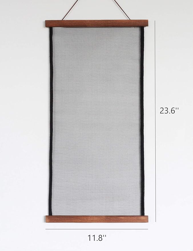 Heesch Earring Organizer Wall Monut Earring Holder Display Hanging Jewelry Organizer for Studs Dangle Earrings and Necklaces Holder Rack for Women Girl Gift