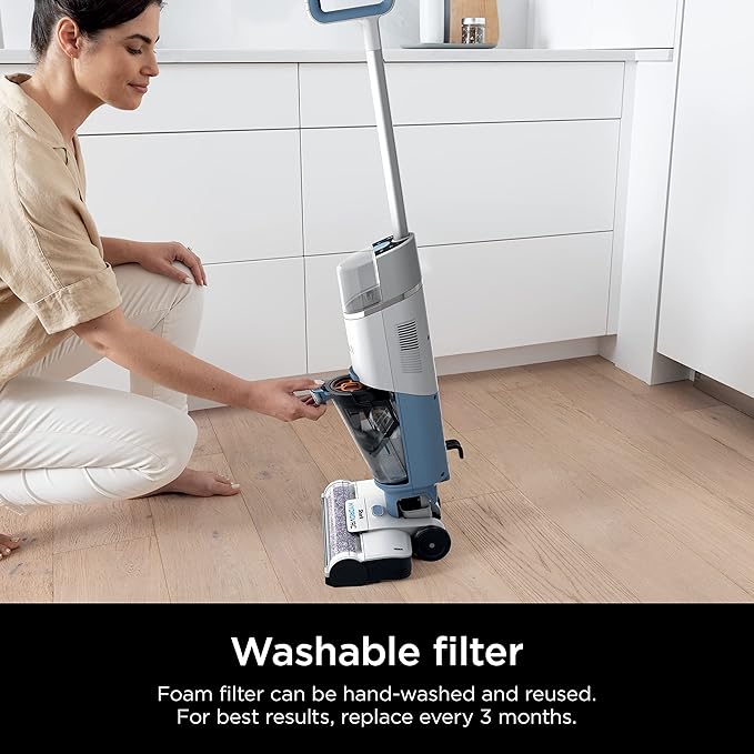 Shark HydroVac Antimicrobial Brushroll* & 2-Pack Filter Bundle, Compatible with All Hydrovac 3-in-1 Multi-Surface Cleaners for All Sealed Hard Floors and Area Rugs, Purple/White, WDB1F2
