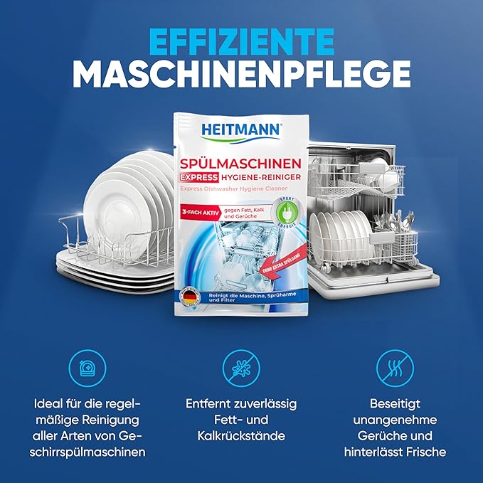 Heitmann Express Dishwasher Hygiene Cleaner 30 g