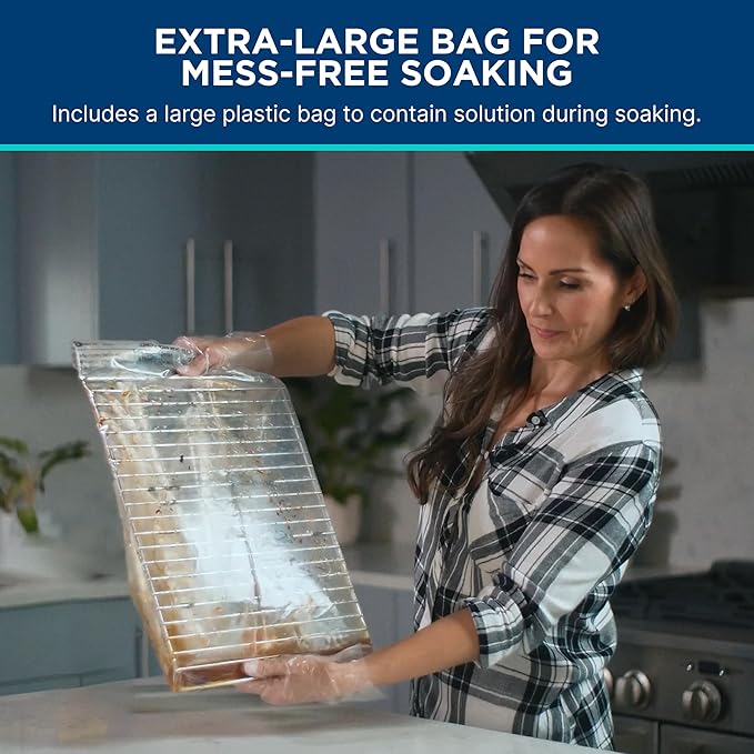 Carbona Oven Rack & Grill Cleaner | Eliminates Thick Grease & Build-Up | Griddle & BBQ Cleaning Solution | 16.8 Fl Oz, 1 Pack