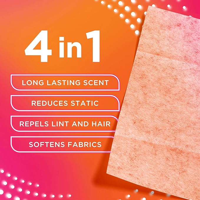 Bounce Intense Dryer Sheets, Vibrant Bloom, 80 Count, Scent Boosting Dryer Sheet Formulated to Fight Wrinkles and Static