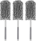 Mini Duster for Cleaning, 360° Bendable Hand Dusters with Extension Pole, Washable Small Duster for Car Interior, Office, Furniture