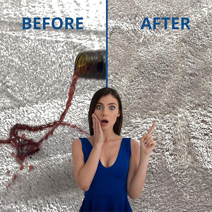 SaniClean Dry Carpet & Rug Cleaning Powder – Deep Cleans, Spill Cleanup, Spot & Stain Remover, Pet Mess | Brush In, Vacuum Out | For Large Areas Or Spot Treatment | No Harsh Chemicals