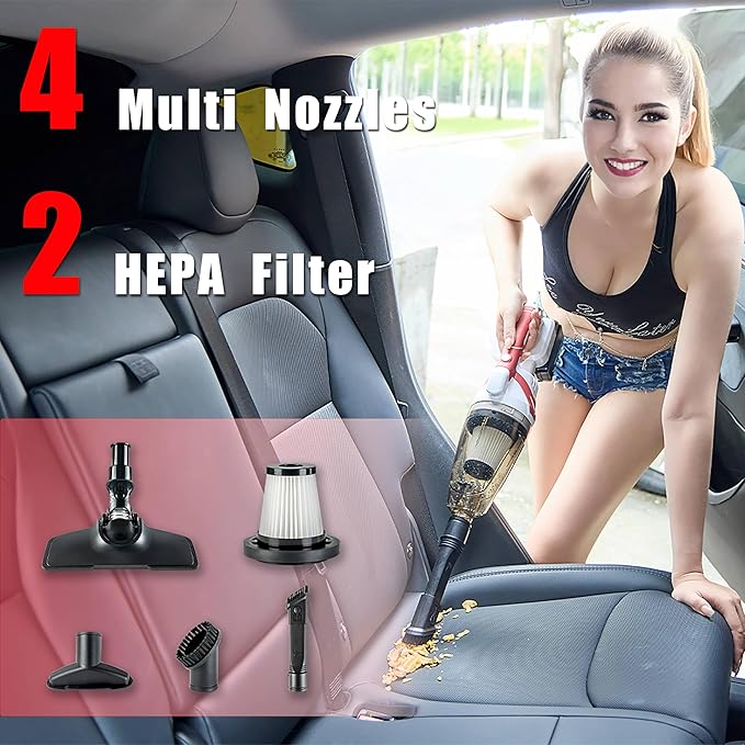 Cordless Vacuum Cleaner for Makita 18V Battery, Handheld Vacuum EasyClean Wet Dry Use,Wireless Vacuum for Car,Home, Boat,Workshop, Pet Hair, Furniture Cleaning (Tool Only No Battery)