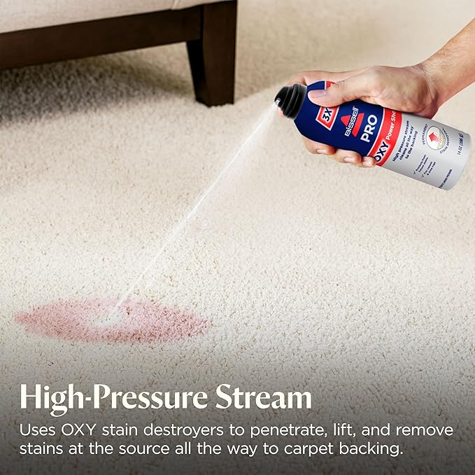 Bissell Professional Power Shot Oxy Carpet Spot & Stain Remover, 14 oz (Pack of 2), 95C9L