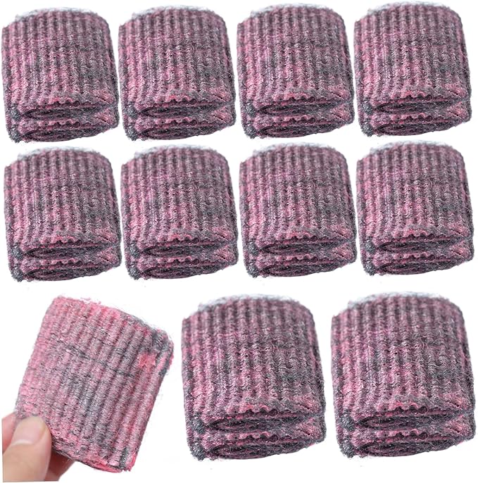 20Pcs Steel Wool Soap Pads Steel Wool Scrubber Non Scratch Soap Pads Effective Clean Metal Scouring Pads for Cleaning Pots, Pans, Ovens Tough Kitchen Grease., Pink