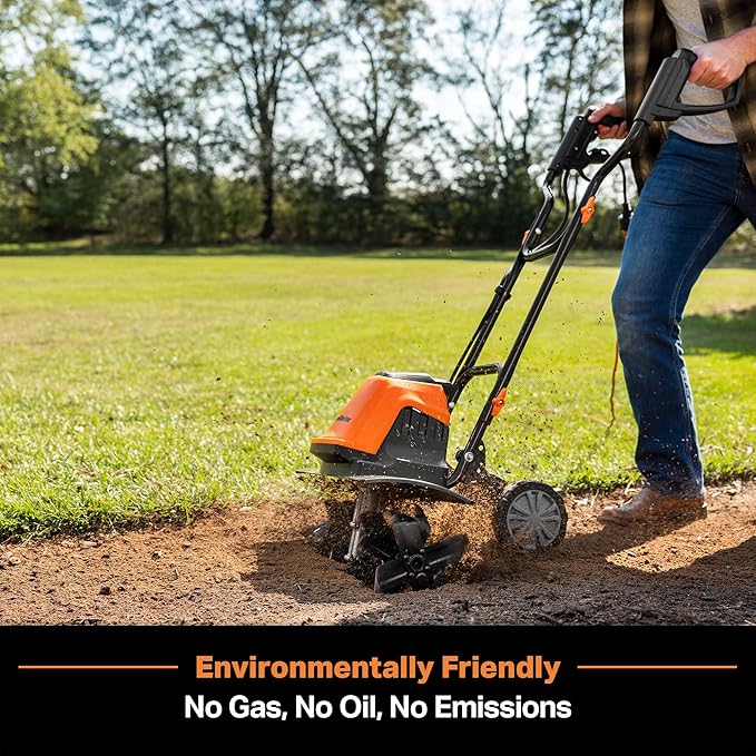 LawnMaster 13.5 Amp 18” Electric Tiller – TE1318M