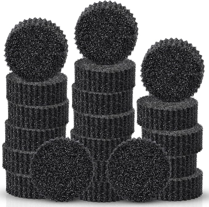 20 Pack Black Scrub Sponges Multi Functional Temperature Sensitive Non Scratch Dish Sponge for Washing Dishes Kitchen Bathroom