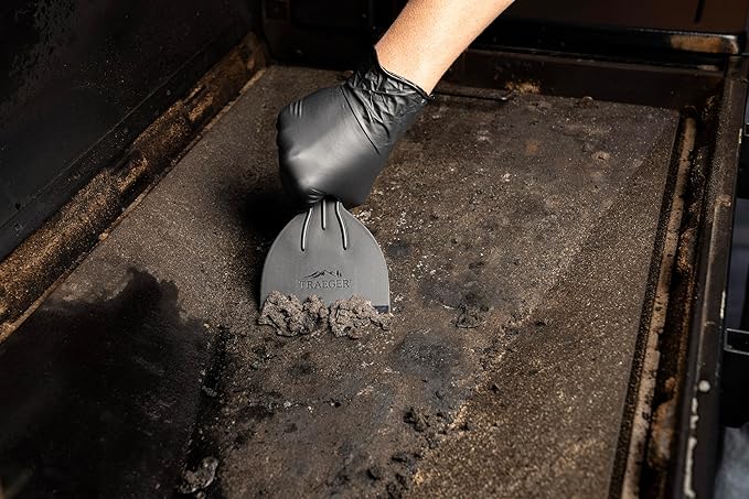 Traeger Grills Deep Cleaning Kit - Exterior Detailing Spray (16oz), Foaming Degreaser (16oz), Grill Scraper & Pad, Microfiber Towels, Nitrile Gloves - Tools for cleaning Grill, Smoker, Oven, Griddle