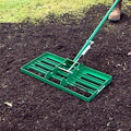 Landzie AeroLeveler - The Lawn Leveling Rake That Never Flips - Patented 24" inch Wide Pneumatic Lawn Level for Yard, Dirt, Soil, Sand, Provides Stability and Control (Pneumatic 24" Leveling rake)