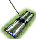 Updated Lawn Leveling Rake with Aluminum Rollers, Stainless Steel 17"x10" Levelawn Tool , Heavy-Duty Lawn Leveler with 70" Extended Handle, Yard Leveling Rake Suit for Garden, Golf Lawn, Farm