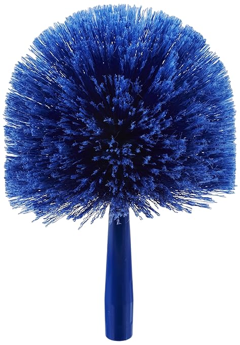 SPARTA Flo-Pac Rounded Duster Cleaning Duster with Electrostatically Charged Bristles for Cleaning, 9 X 7 X 7 Inches, Blue, (Pack of 12)