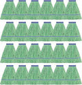 Matthew Cleaning Heavy Duty Mop Head Commercial Replacement for General and Floor Cleaning , Wet Industrial Blue Cotton Looped End String Head Refill (Case of 24) Green