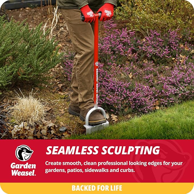 Garden Weasel 2-Piece Weed & Edge Kit | for Easy Weed Removal and Sculpting Garden Beds, Patios, and Sidewalks | Gardening Bundle for Lawn Care | 90710-A