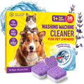 ECO LIVING SOLUTIONS Washing Machine Cleaner Tablets for Pet Owners, 36 Pack, Front&Top Load Washer Deep Cleaning, HE & Septic Tank Safe, Remove Pet Hair, Eliminates Smells, Prevents Dander Build-up