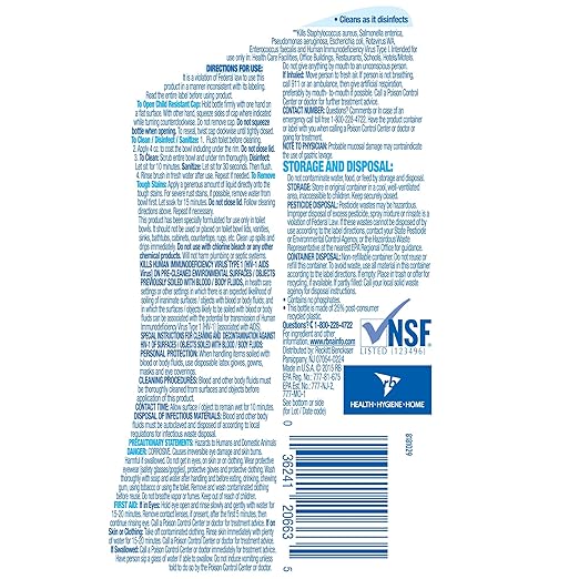 Lysol 74278 Professional Disinfectant Toilet Bowl Cleaner, 32 oz