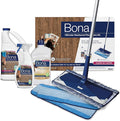 Bona Ultimate Hardwood Floor Care Kit – Pivoting Mop, Cleaning Solution & Refill, Floor Polish, Microfiber Pads for Dusting, Mopping & Polishing