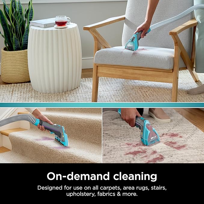 Shark CarpetXpert Deep Clean Pro Formula for All Shark Upright & Portable Carpet Cleaners, Formulated for all Carpets, Upholstery & Area Rugs, Eliminates Tough Pet Messes and Odors, 48oz, EXCM48