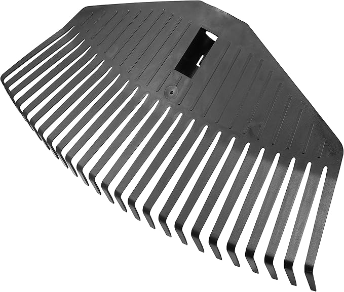Fiskars M Assembled Solid Leaf Rake, Black/Orange, Width: 41,5 cm