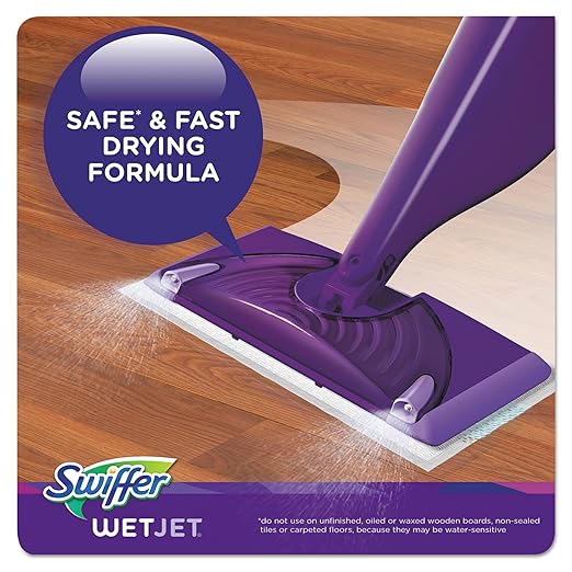 Swiffer 23679CT WetJet System Cleaning-Solution Refill, 1.25 Liter, Open Window Fresh (Case of 6)