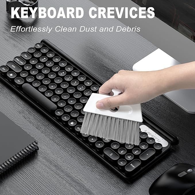 Mini Dustpan Brush Set Small Dustpan Broom Combo Set for Table Mini Dust pan with Brush Tiny Cleaning Sweeper for Car Desk Keyboard Drawer Pet Nest