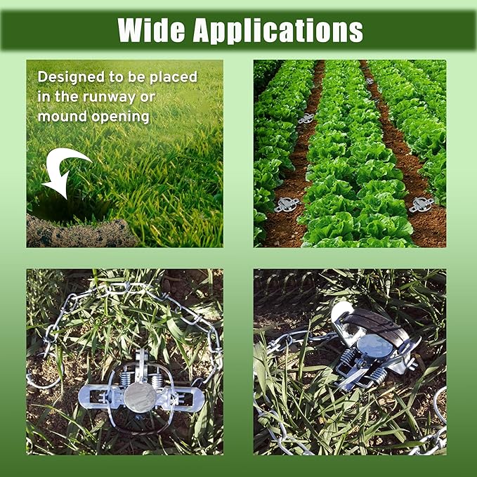 Live Small Animal Trap Raccon Rabbit Traps for Outdoor Farms Yards Gardens