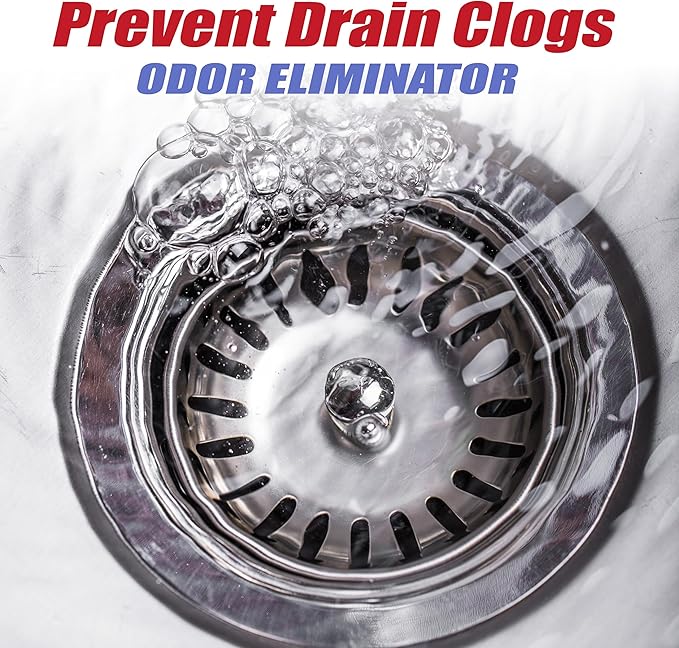 SANI 360° Sani Sticks Drain Cleaner and Deodorizer, 24 Count, Orange Scent Enzyme Pipe Cleaners, Eliminate Odors, Prevent Clogged Drains, Safe for Sinks, Bathtub Drains, Septic Tanks