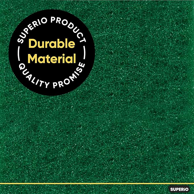 Heavy Duty scouring Pads Non-Scratching Scrubber, Non-Scratch Cleaning Scrub Pads, Eco-Friendly Reusable Kitchen Scrubbing Pad, Great for Non-Stick Cookware