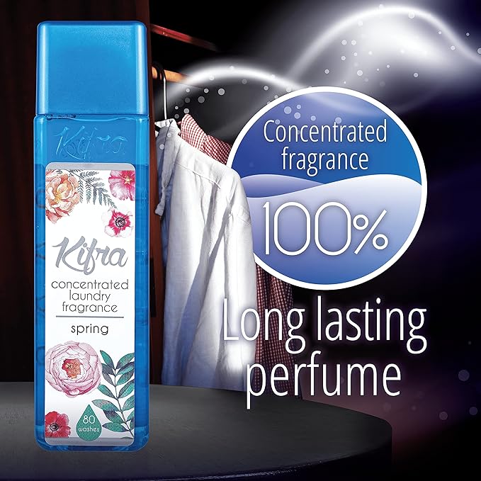 KIFRA SPRING Concentrated Laundry Fragrance 6.76 Fl Oz 200ml 80 Washing Cycles