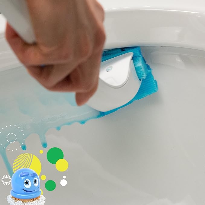 Scrubbing Bubbles Flushable Toilet Bowl Wand Cleaner Refills, Fresh Brush Cleaner Toilet Refill Pads, Removes Limescale & Odors, Citrus Scent, 10 Count (Pack of 12)