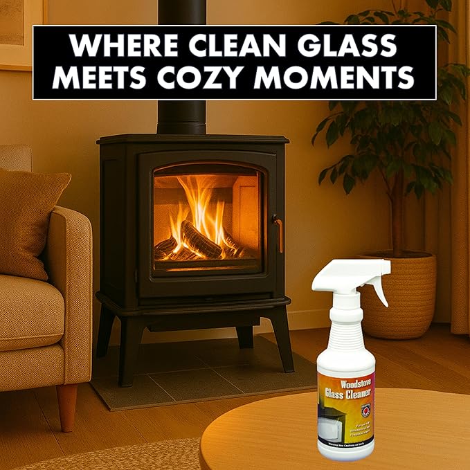 MEECO'S RED DEVIL 701 Wood Stove Glass Cleaner - Removes Creosote, Soot & Smoke from Wood, Pellet, Coal Stoves & Fireplace Inserts (16 fl oz) - Made in the USA