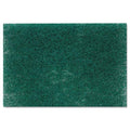 Commercial Heavy Duty Scouring Pad 86, 6" x 9", Green, 12/Pack, 3 Packs/Carton