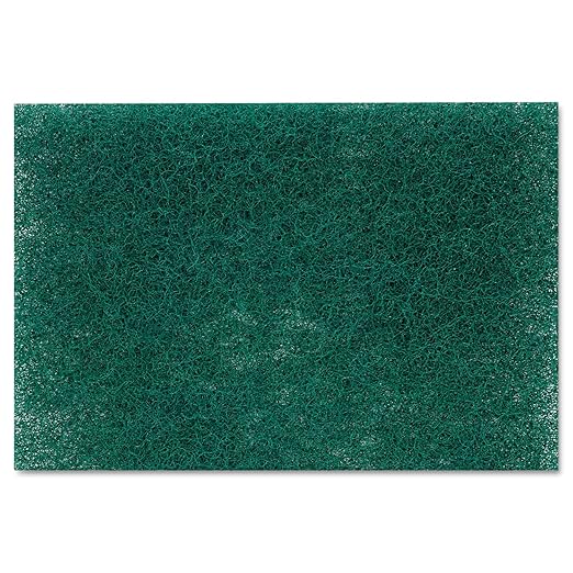Commercial Heavy Duty Scouring Pad 86, 6" x 9", Green, 12/Pack, 3 Packs/Carton