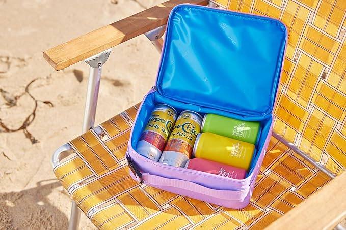 PackIt(R) Freezable Classic Lunch Box, Lavender, Built with EcoFreeze(R) Technology, Fully Freezable, Collapsible, Reusable, With Zip Front Pocket and Buckle Handle, Designed for Fresh Lunch On the Go