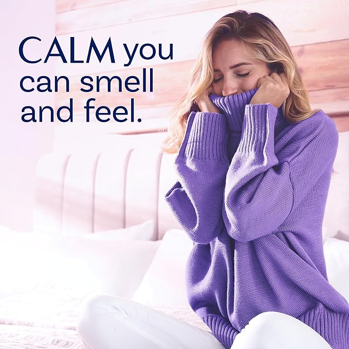Downy Calm In Wash Laundry Scent Booster Beads,Soothing Lavender And Vanilla Bean Scent,24.0 OZ,Laundry-Scent Beads,Long Lasting Freshness,(Pack of 2)