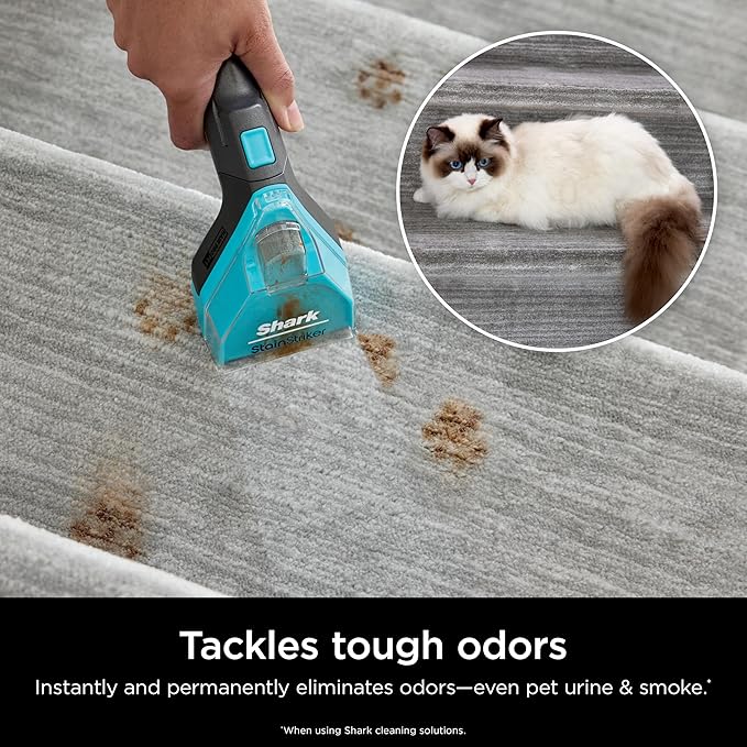 Shark Deep Clean Pet Formula for All Shark Upright and Portable Carpet Cleaners, Formulated for All Carpets, Upholstery & Area Rugs, Tackles Tough Pet Messes and Odors, 48oz, EXCP48