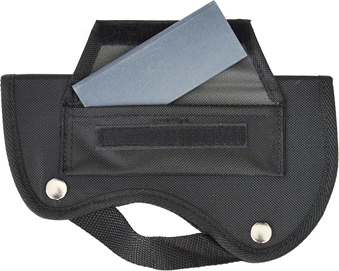 ESTWING Hunter's Axe - 14.25" USA Made Forged Steel Hatchet with Gut Hook & Shock Reduction Grip - EBHA