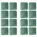 16-Pack Individually Wrapped Green Stainless Steel Soap Pads | Reusable Steel Wool Soap Pads | Leak-Proof Scouring Pads Metal Scrubber
