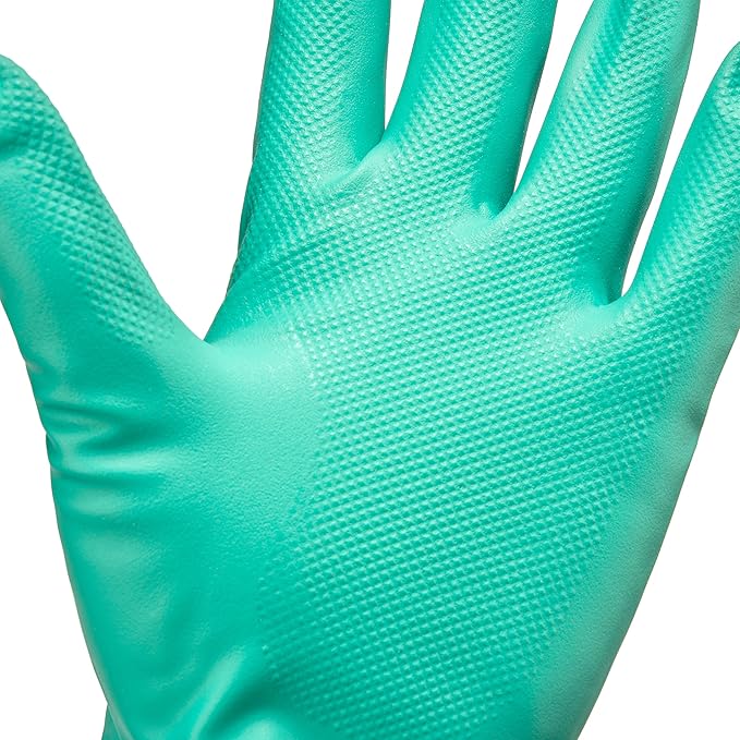 TUSKO PRODUCTS Best Nitrile Rubber Cleaning, Household, Dishwashing, Latex Free, Vinyl Free, Small (12 Pairs)