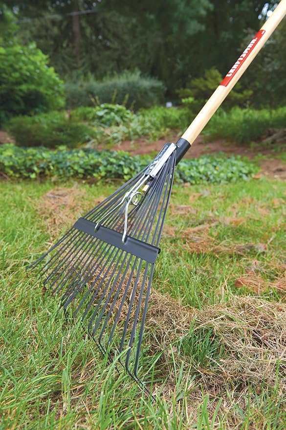 Craftsman 22-Tine Wood Handle Lawn Rake